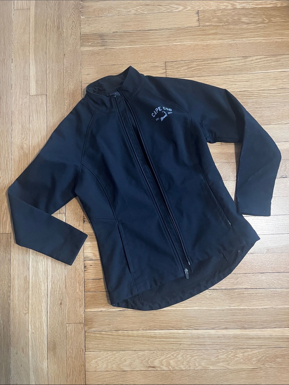 Charles River Apparel Women's Black Zip Cape Cod Jacket